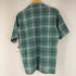 ブラウンバイツータックス BROWN by 2-tacs WOOL NYLON DRY CHECK  OPEN COLLAR S/S シャツ メンズ JPN:M